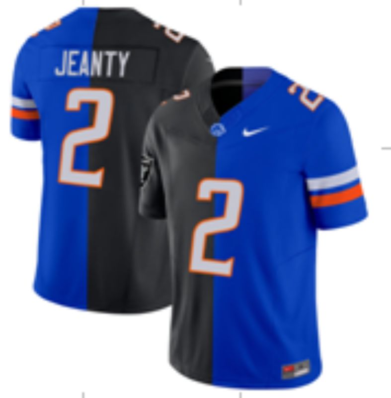 Men Oakland Raiders #2 Jeanty Black blue Nike 2025 Limited NFL Jersey 003